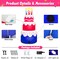 6 Ft Happy Birthday Inflatable Cake with Candles Outdoor Decorations Lighted Blow Up Holiday Birthday Party Decor with 6 LED Lights for Indoor Home Celebration Garden Lawn Yard Prop Sign